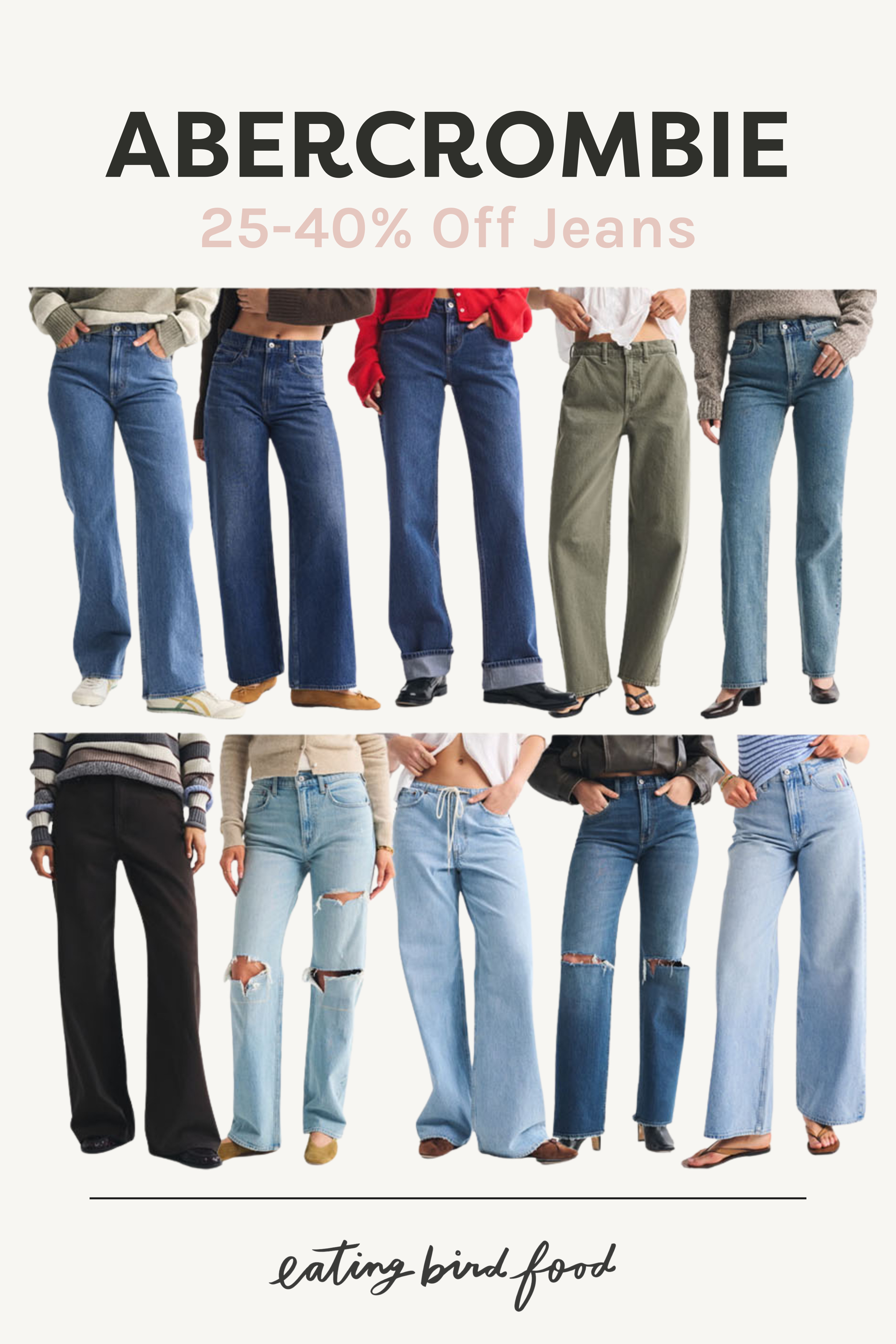 Code: DENIMAF for extra 15% | Abercrombie Jeans Sale | Abercrombie Denim Sale | Abercrombie Sale 

 #LTKootd #LTKSeasonal #LTKSaleAlert