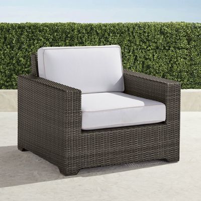 Palermo Lounge Chair with Cushions in Bronze Finish | Frontgate | Frontgate