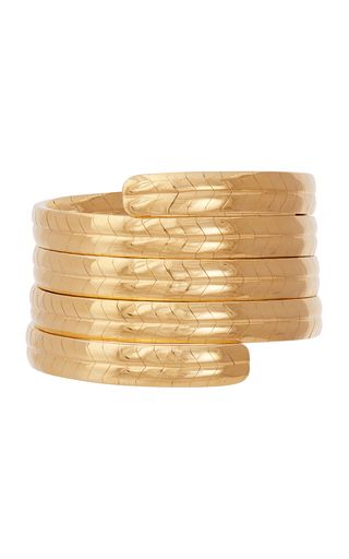 18k Yellow Gold Eve Wrap Bracelet | Moda Operandi (Global)