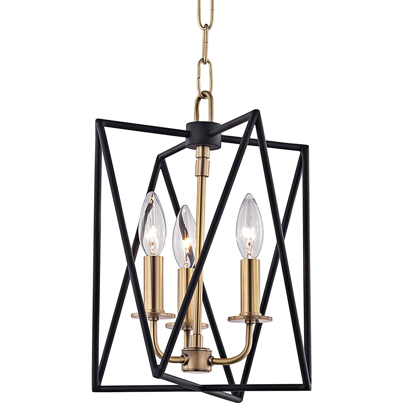 Hudson Valley Laszlo 10 1/4" Wide Aged Brass Mini Pendant | Lamps Plus