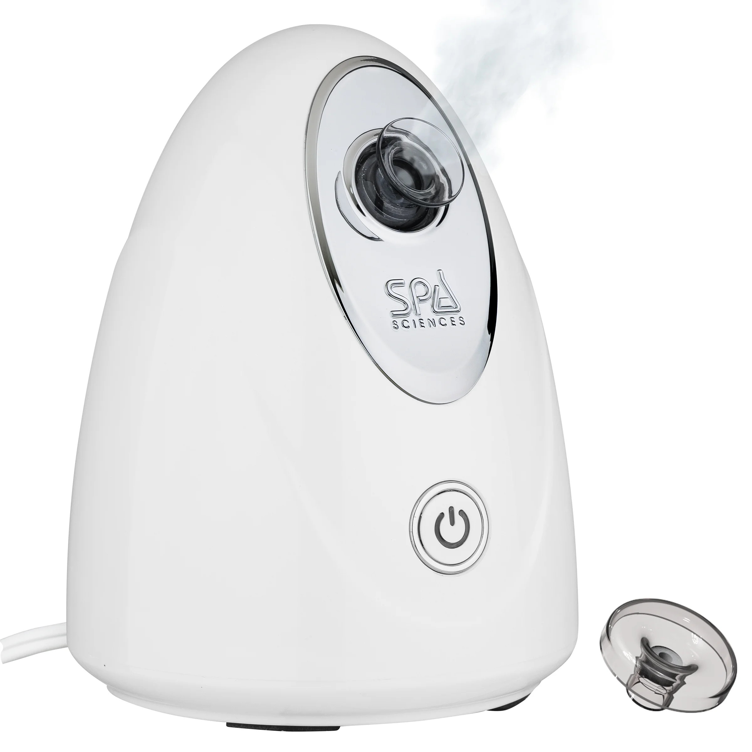 Spa Sciences Cirra Nano Ionic Facial Steamer with Aromatherapy Function, White - Walmart.com | Walmart (US)