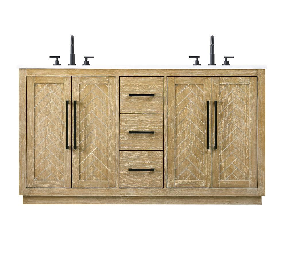 Baycliff 60-84" Double Sink Vanity | Pottery Barn (US)