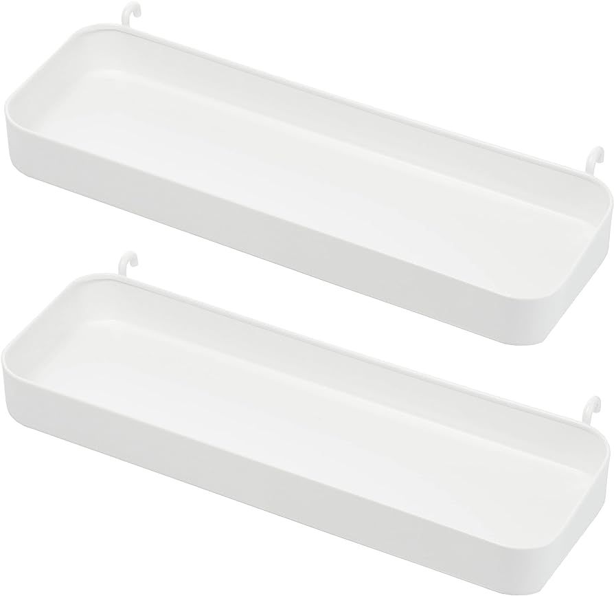Ikea SKADIS Shelf (Fits SKADIS Peg Board), White, 28x9x3 Centimetres - Set of 2, 28x9x3cm | Amazon (UK)