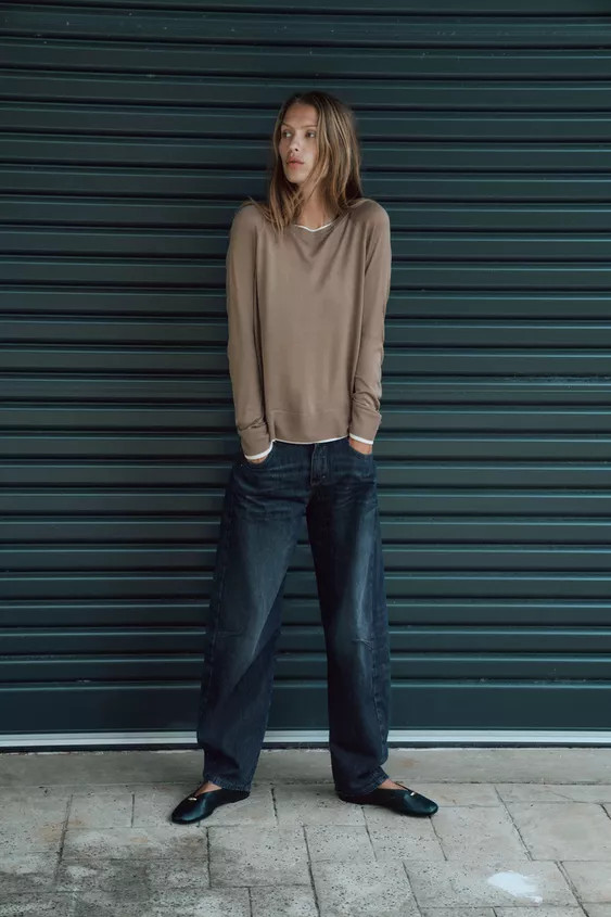 DOUBLE KNIT SWEATER | Zara US