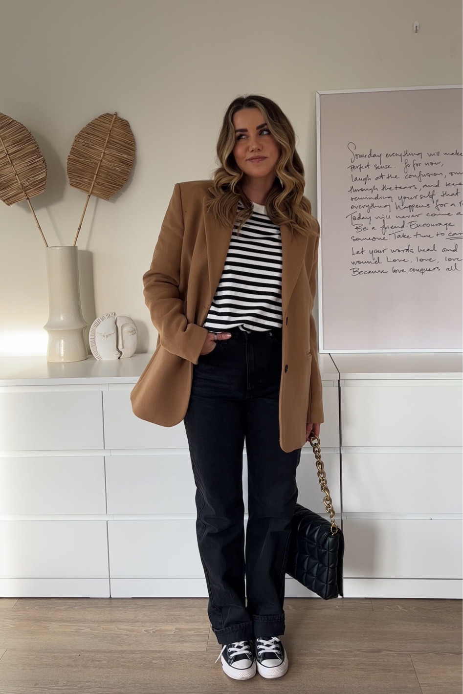 Oversized Wool Jacket And Other Stories Camel Blazer Beige Blazer