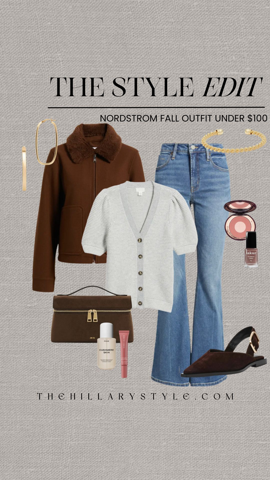 The Style Edit: Chic Fall Style Under $100 at Nordstrom! ✨
Proof that you don't need to break the bank for a seriously chic fall uniform! 🍂 This whole look from Nordstrom is built on amazing under $100 finds, embodying the "affordable luxury" trend. The key to this elevated style is a great pair of flare-leg jeans, a cozy  knit cardigan, and classic accessories like those sleek loafers and a structured bag. It's the perfect casual outfit for everyday wear, coffee dates, or weekend errands. Shop this must-have effortless chic look before it sells out!

#Nordstrom #NordstromFinds #fallfashion #falloutfit #under100 #affordablefashion #budgetfriendly #fallstyle #effortlesschic #cozyvibes #loafers #LTKunder100 #PinterestStyle #TheHillaryStyle 

 

#LTKSeasonal #LTKFindsUnder100 #LTKStyleTip