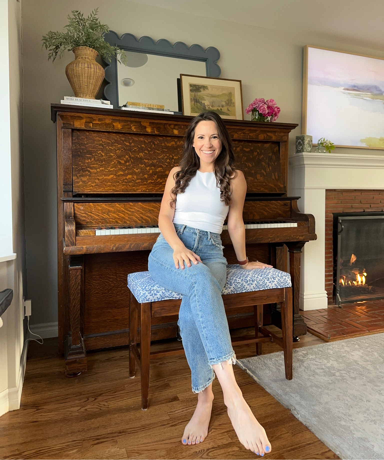 How I styled our antique upright piano!

#LTKhome #LTKunder100 #LTKFind