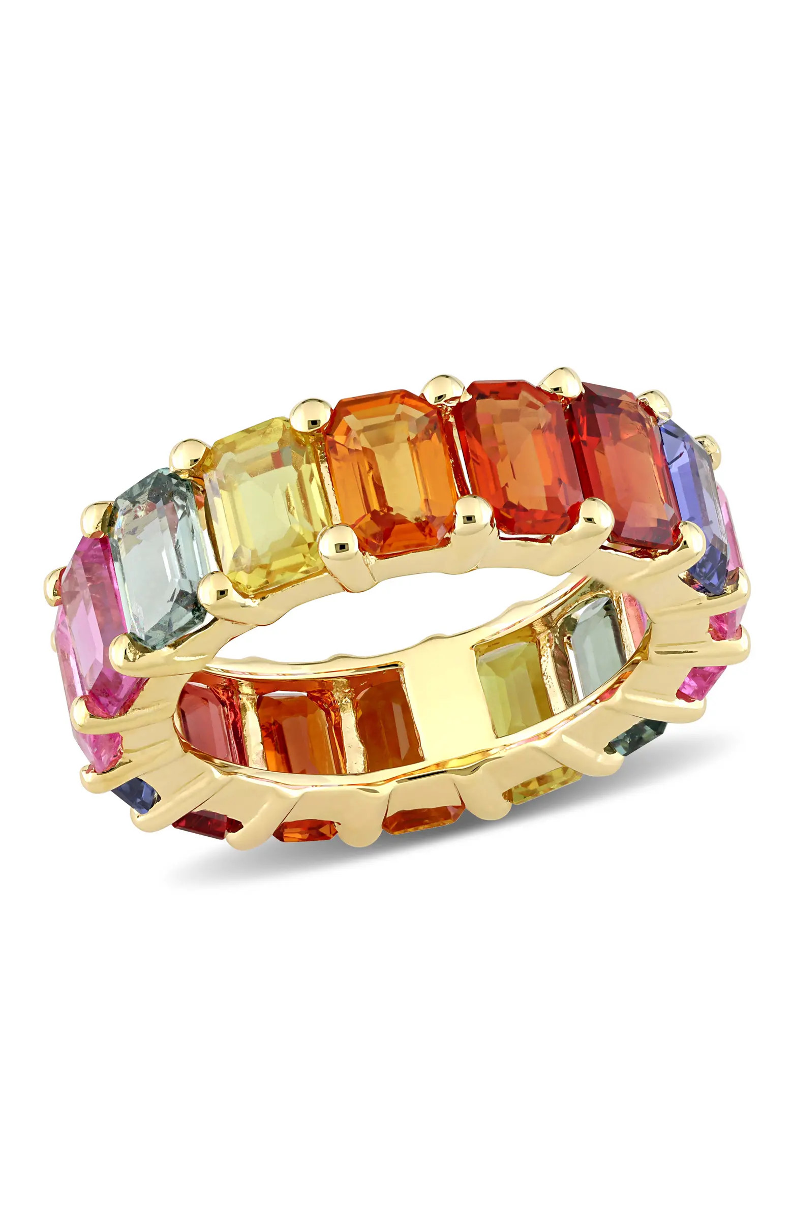 Multi-Color Sapphire Eternity Ring 14k | Nordstrom