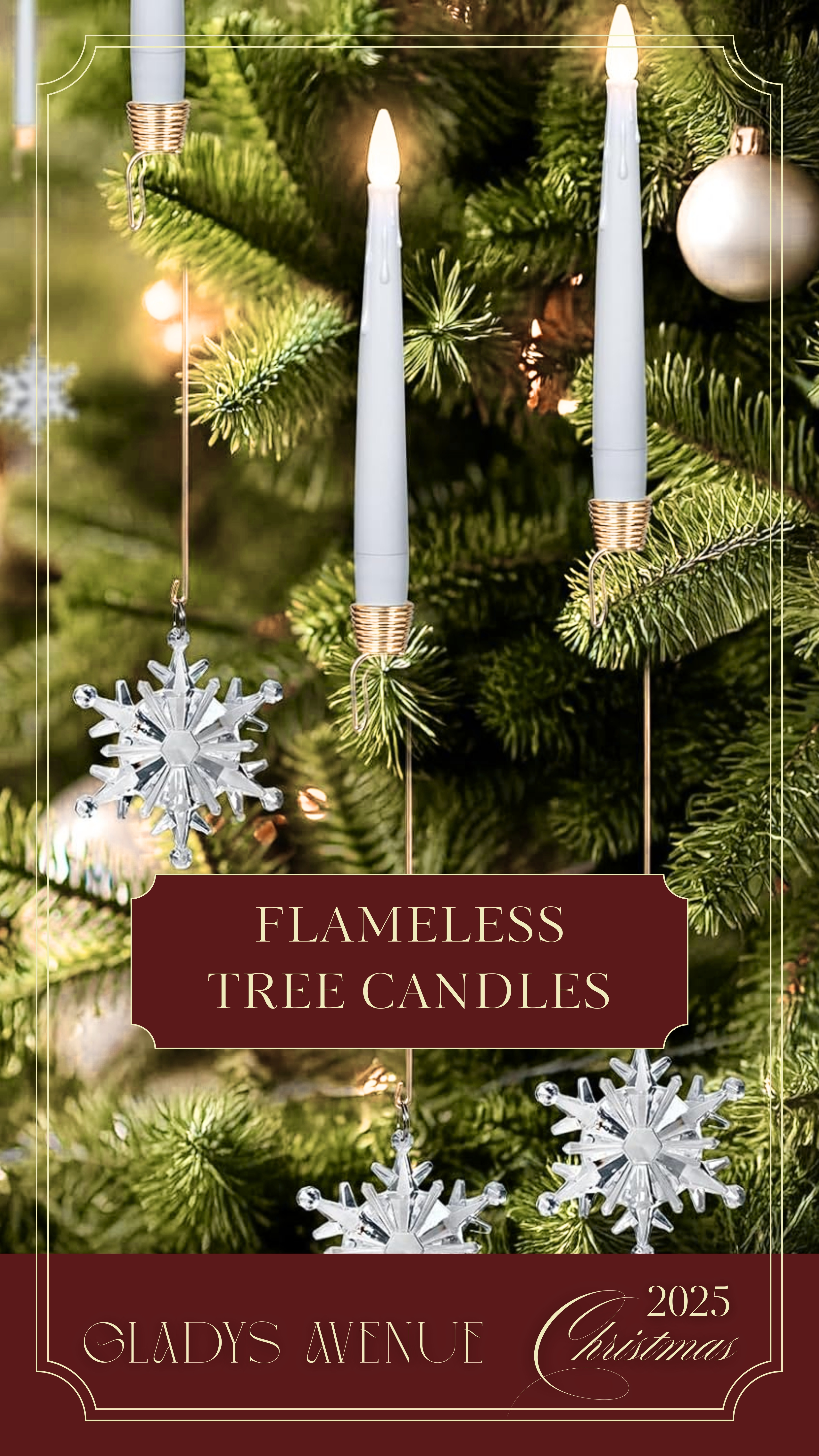 Old-world charm meets modern ease. Flameless tree candles bring instant holiday atmosphere. Soft, flickering light, no cords, no fuss. Style them on your Christmas tree, mantel, or garlands for a traditional candlelit glow made easy. 

 #LTKGiftGuide #LTKHoliday #LTKSeasonal