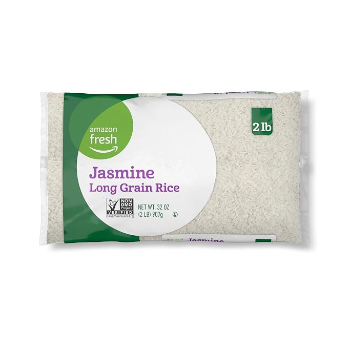 Amazon Fresh - Jasmine Long Grain Rice, 2 lb (Previously Happy Belly, Packaging May Vary) | Amazon (US)