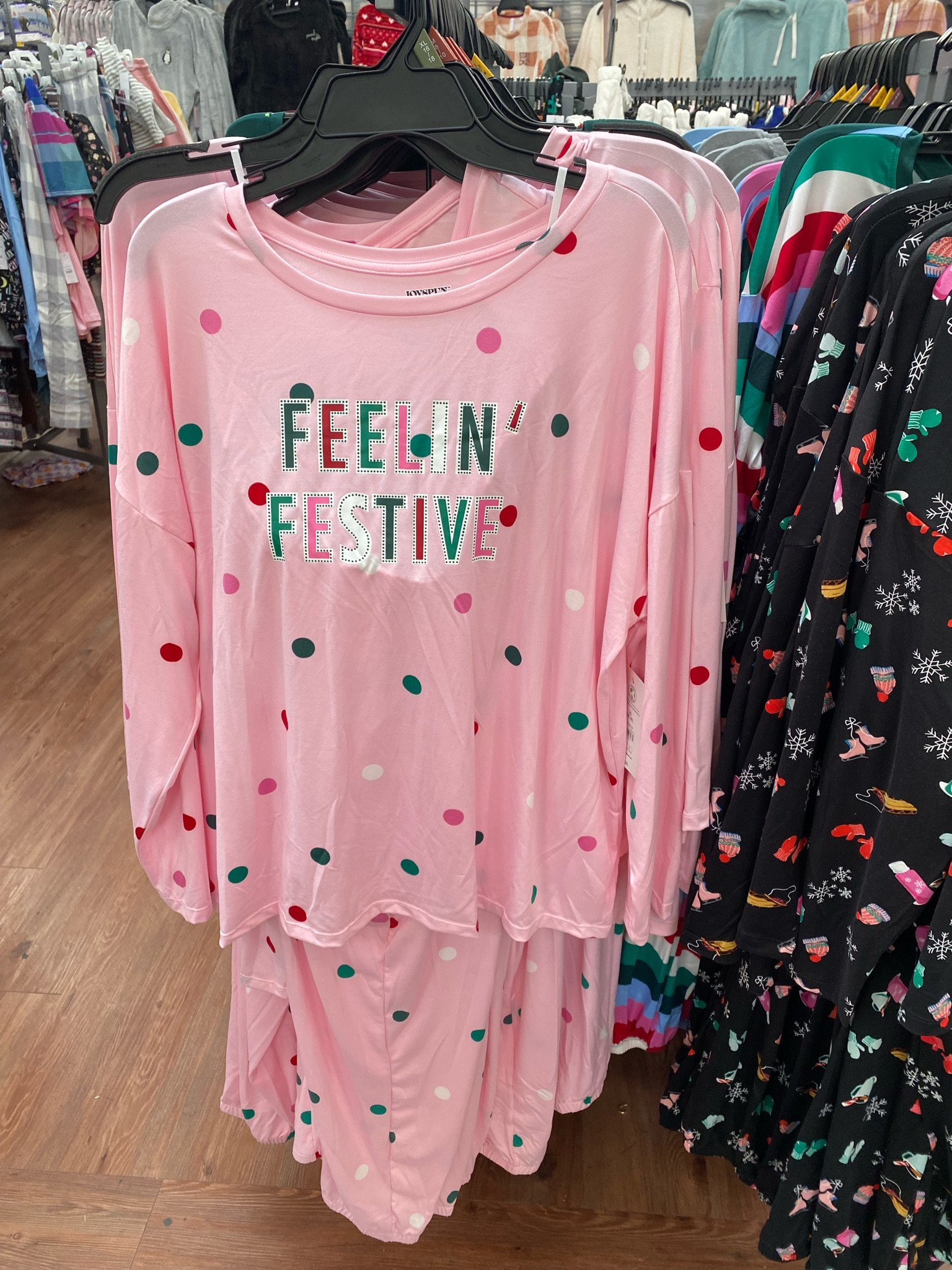 Walmart Christmas pajamas for women! Joyspun Walmart pajamas! Holiday pajamas!! 