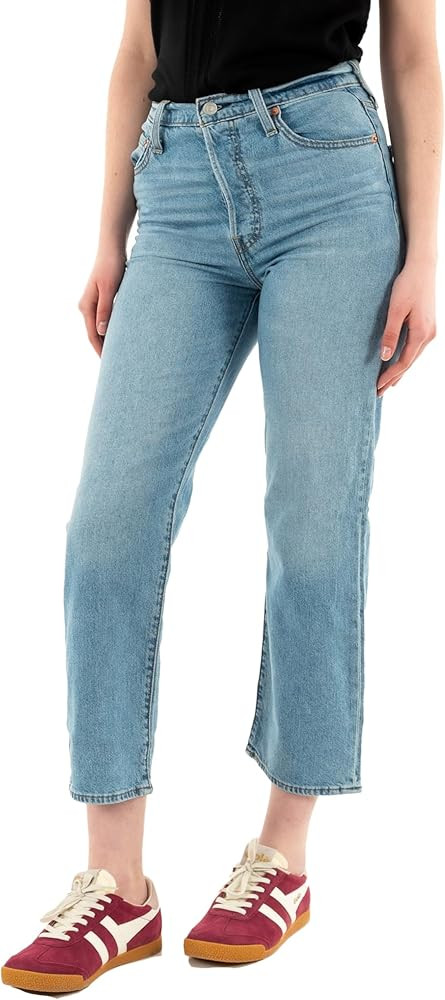 Levi's Women's Ribcage Straight Ankle Jeans | Amazon (UK)
