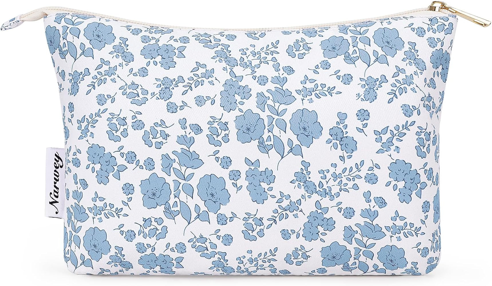 Narwey Small Makeup Bag for Purse Travel Makeup Pouch Cosmetic Bag Zipper Pouch Bags for Women (L... | Amazon (US)