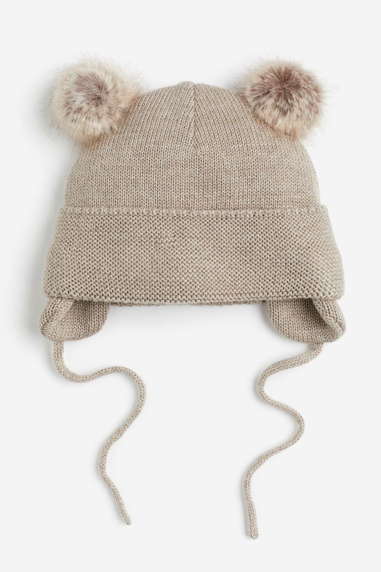Fleece-lined Beanie with Earflaps | H&M (US + CA)