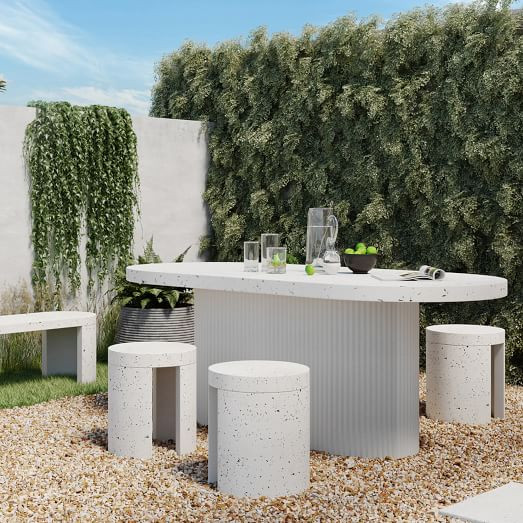 Terrazzo Concrete Dining Table | West Elm (US)