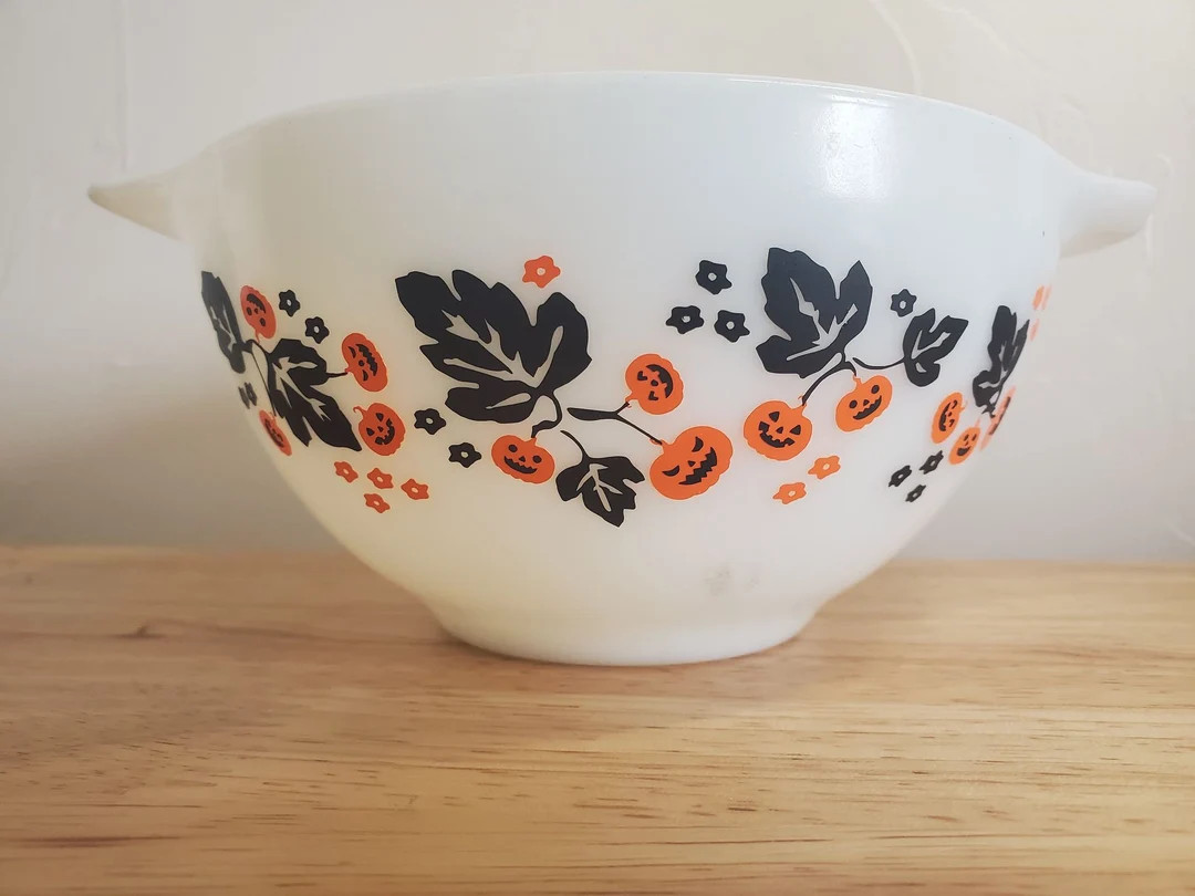 Halloween Pumpkin Gooseberry Decal for Bowls and Mixers - Decal only bowl not included Vintage | Etsy (US)