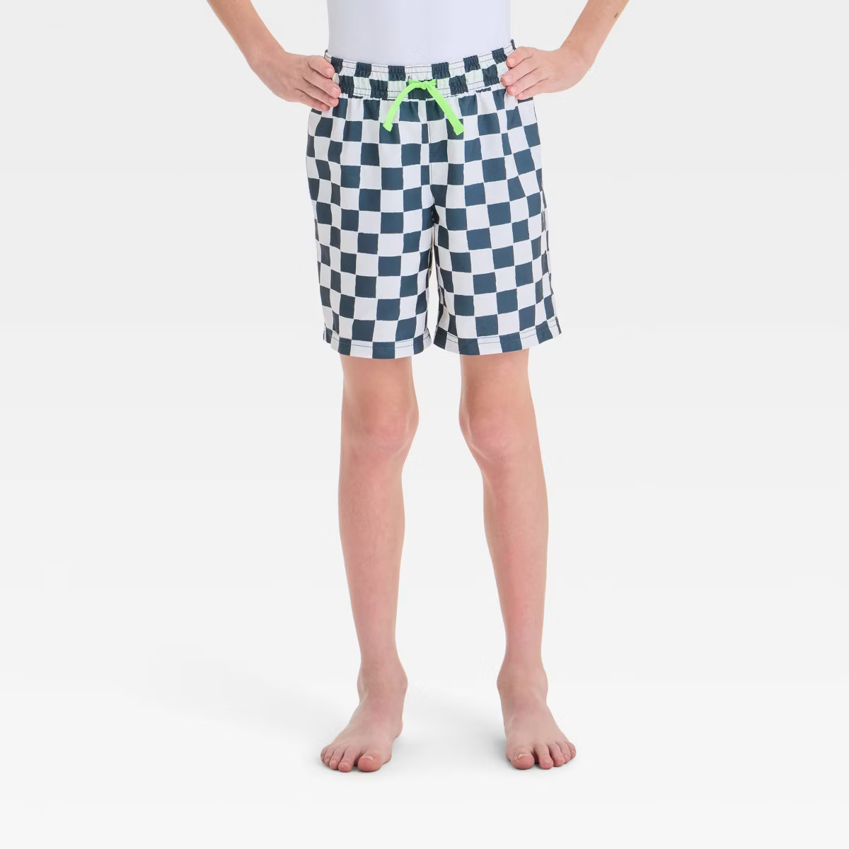 Boys' Checkered Swim Shorts - Cat & Jack™ | Target