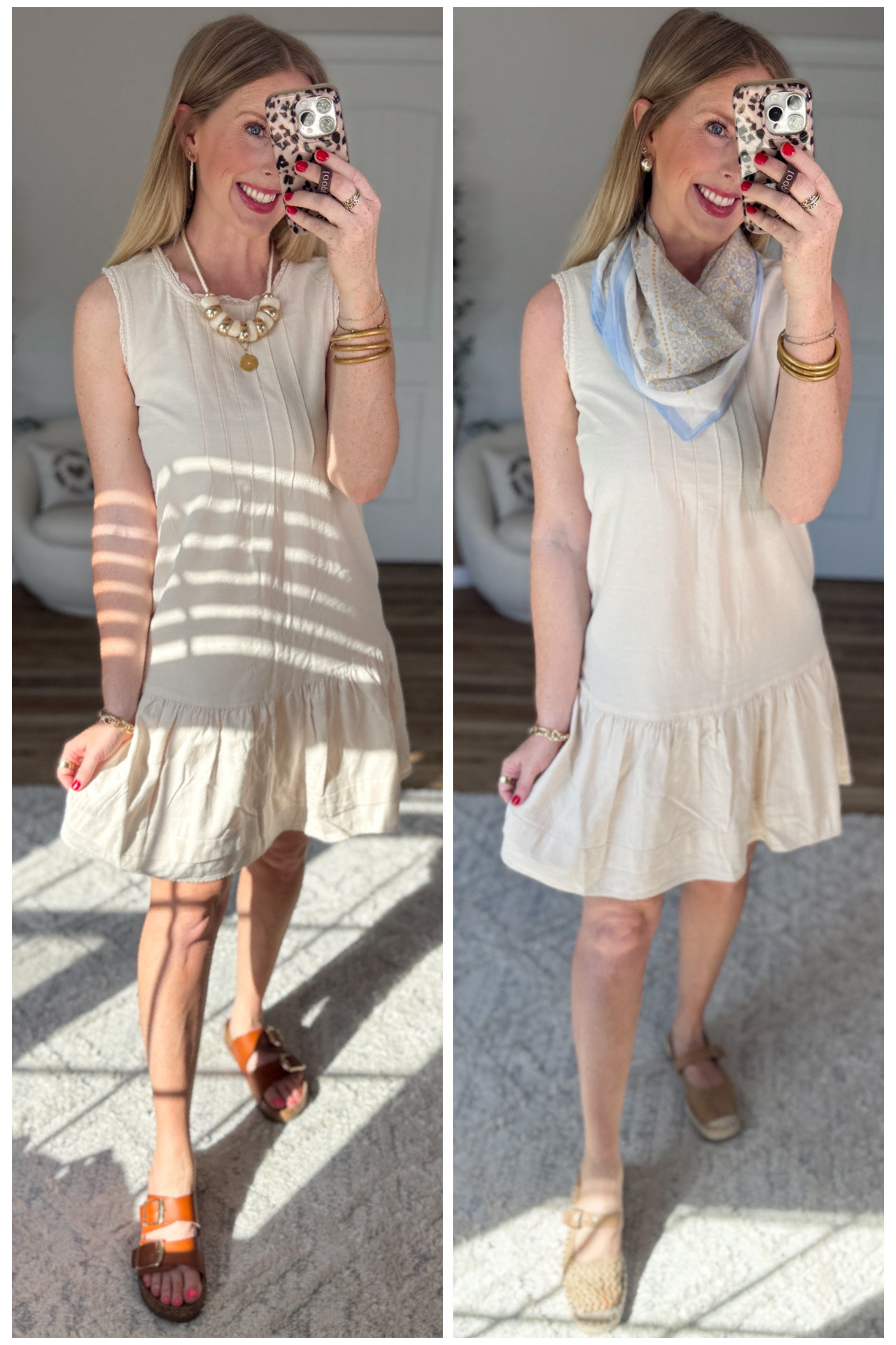 2 ways to style this time and tru linen dress from Walmart!

#LTKgrwm #LTKootd