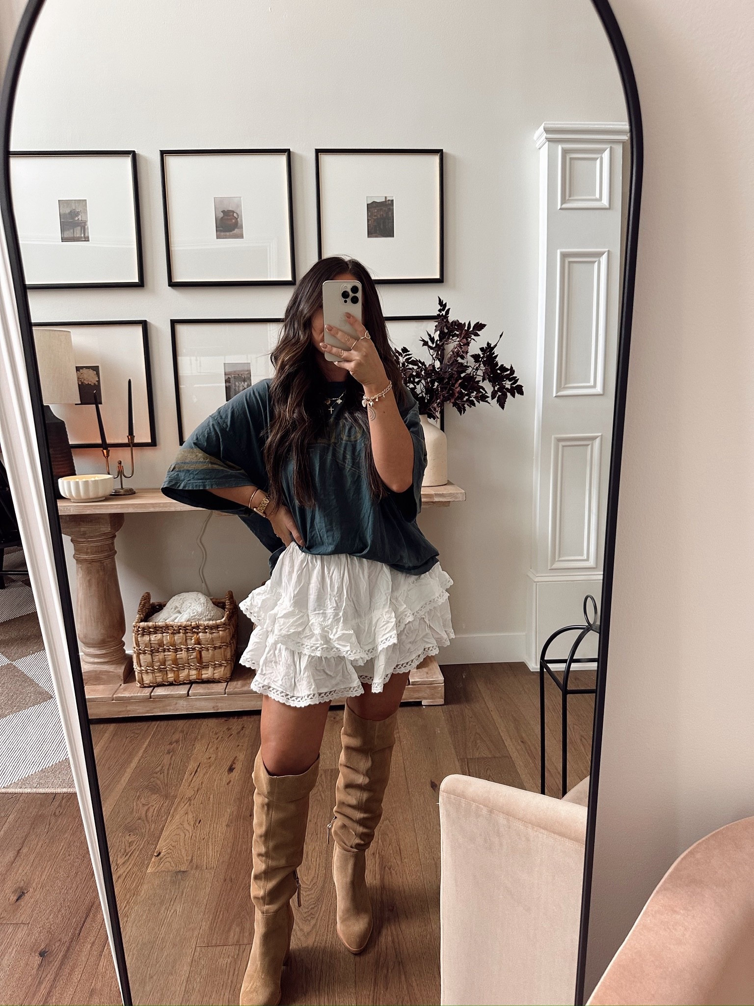 How cute is this ruffle skirt 😍

#LTKStyleTip #LTKSeasonal #LTKFindsUnder50