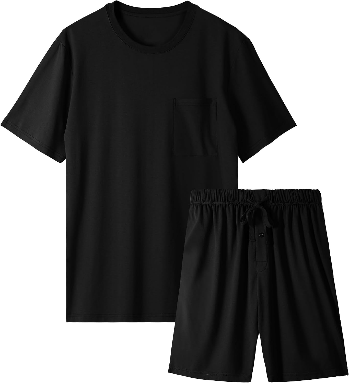BAMBOO COOL Mens Pajama Set Lightweight Sleepwear Pjs | Amazon (US)