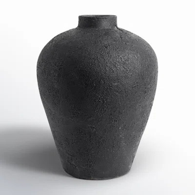 Carino Dark Gray 16" Terracotta Table Vase | Wayfair North America