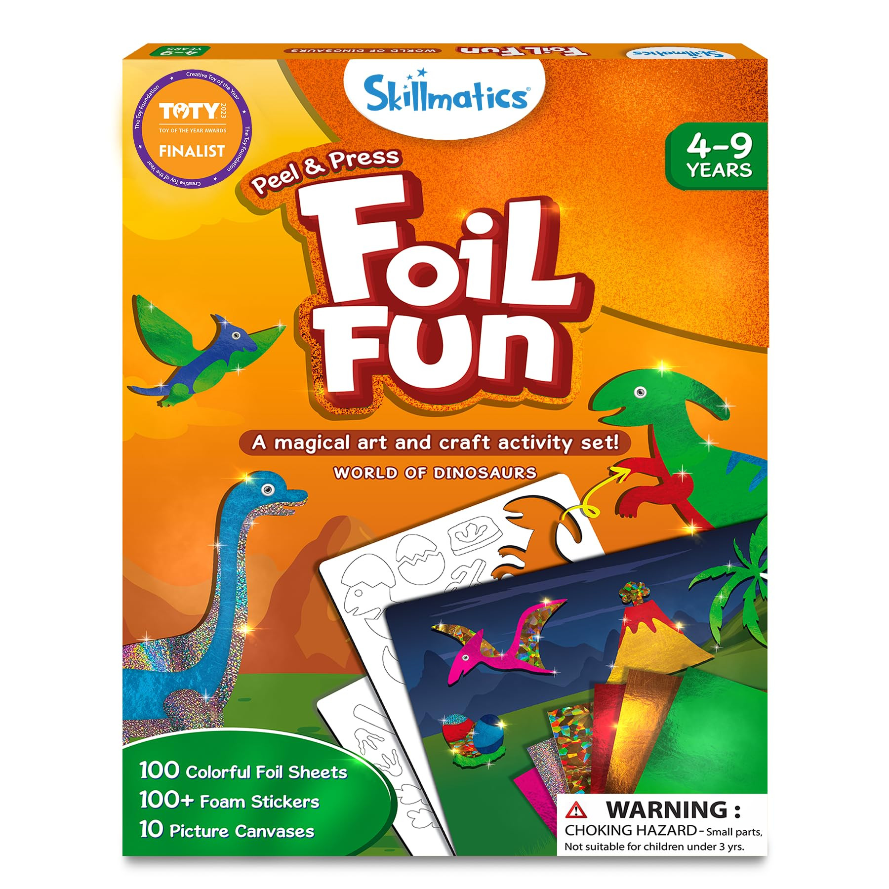 Skillmatics Foil Fun - Dinosaurs, No Mess Art for Kids, Craft Kits & Supplies, DIY Creative Activ... | Amazon (US)