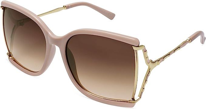 AMOMOMA Fashion Oversize Square Sunglasses For Women AM2031 | Amazon (US)