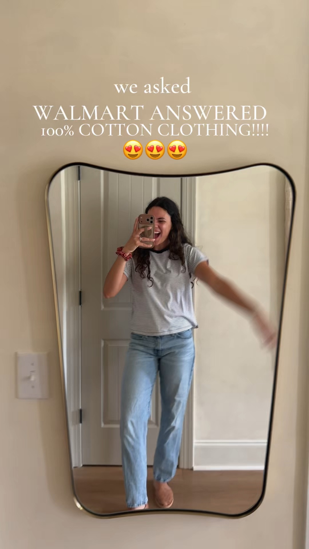 Size small in all t shirts! 100% cotton t shirts from @walmart 
Super cute everyday cotton non toxic t shirts

#LTKmorningroutine #LTKSaleAlert #LTKgrwm