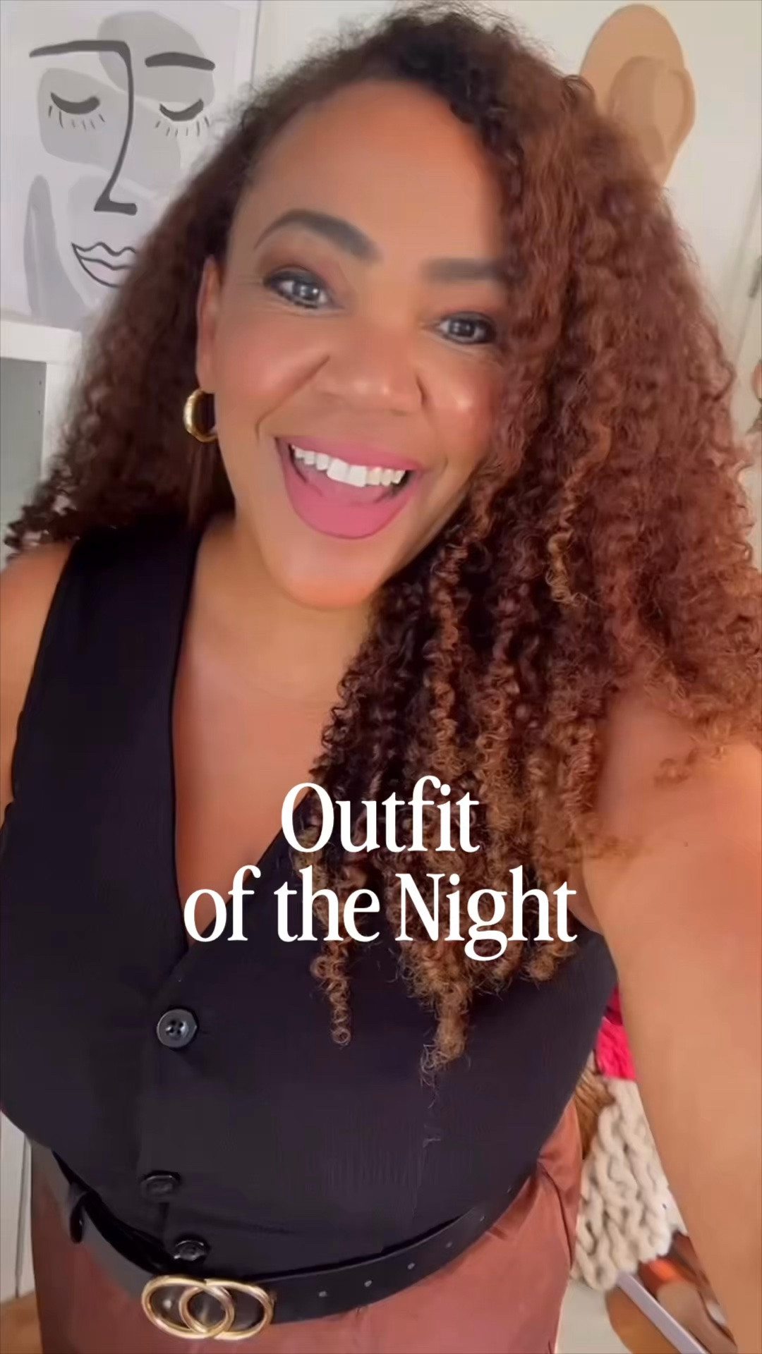 Hehehe date night outfit! Wore this for a dinner date night. Top size large skirt xl.

#LTKootd #LTKMidsize #LTKOver40
