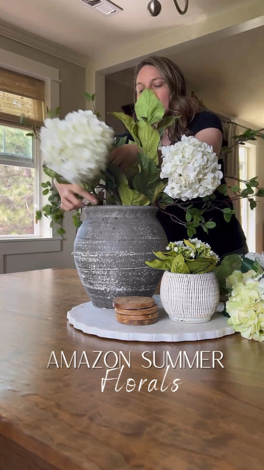 I love real flowers, but I love how real artificial can look too. These options from Amazon are giving me all the feels for Summer. 

In this video 

🌸A bouquet of ficus and hydrangea 
🌸Bouquet of the most realistic champagne, real touch roses 
🌸 snowball hydrangea
🌸 cosmos
🌸 a mix of wildflowers

#LTKSeasonal #LTKHome #LTKVideo