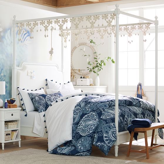 Colette Canopy Bed | Pottery Barn Teen