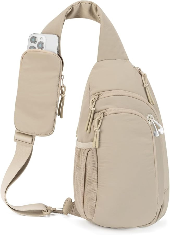 Sling Bag Nylon Crossbody Bags for Women with Anti-theft RFID Blocking Pocket Cross Body Purse Ad... | Amazon (US)