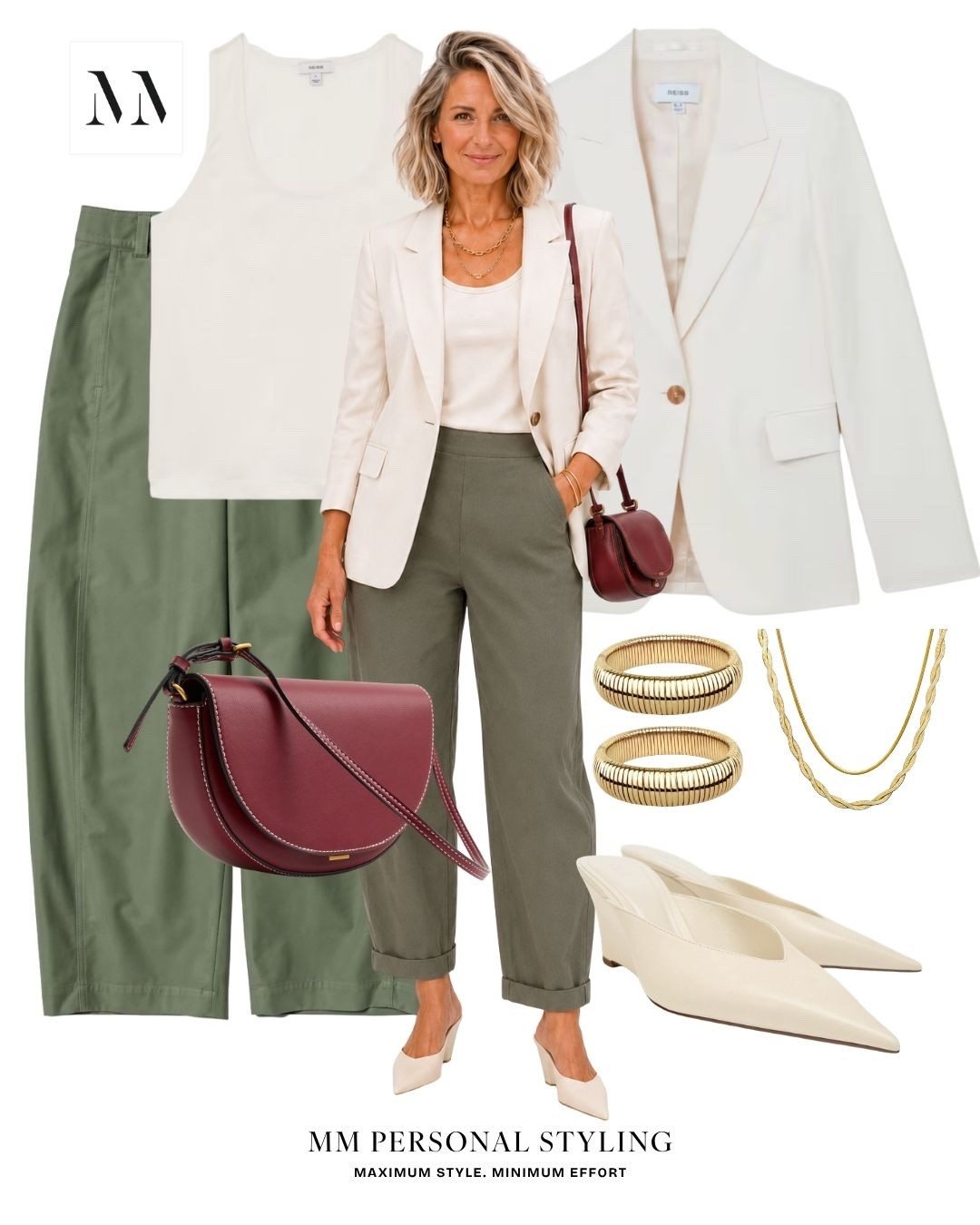 Verity is back this week showing how easy it is to style one pair of green trousers two completely different ways 💚

Smarten them up with a blazer and a small heel for a more polished look, or keep things casual with a pop of colour and a pair of trainers.

Verity is our AI model whose body proportions have been entirely taken from our client, but we’ve changed her face using AI. Her body is a UK14 and she’s 5ft 6 tall.

#LTKuk #LTKautumn #LTKstyletip