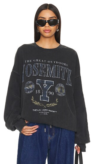Team Yosemite Jumper in Black Snow | Revolve Clothing (Global)
