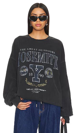 Team Yosemite Jumper in Black Snow | Revolve Clothing (Global)