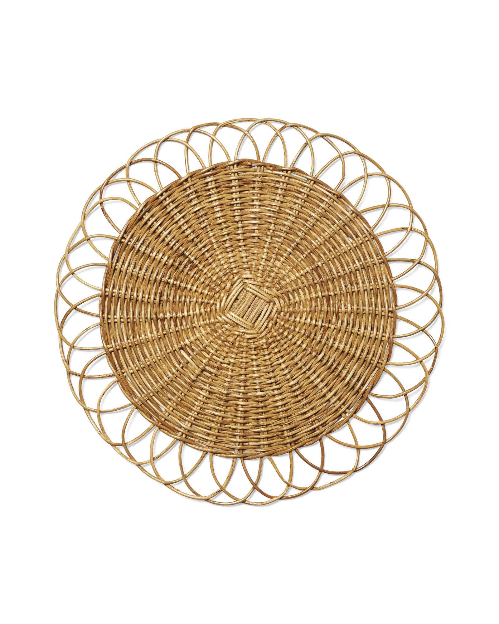 Round Rattan Placemat (Set of 4) | Serena and Lily