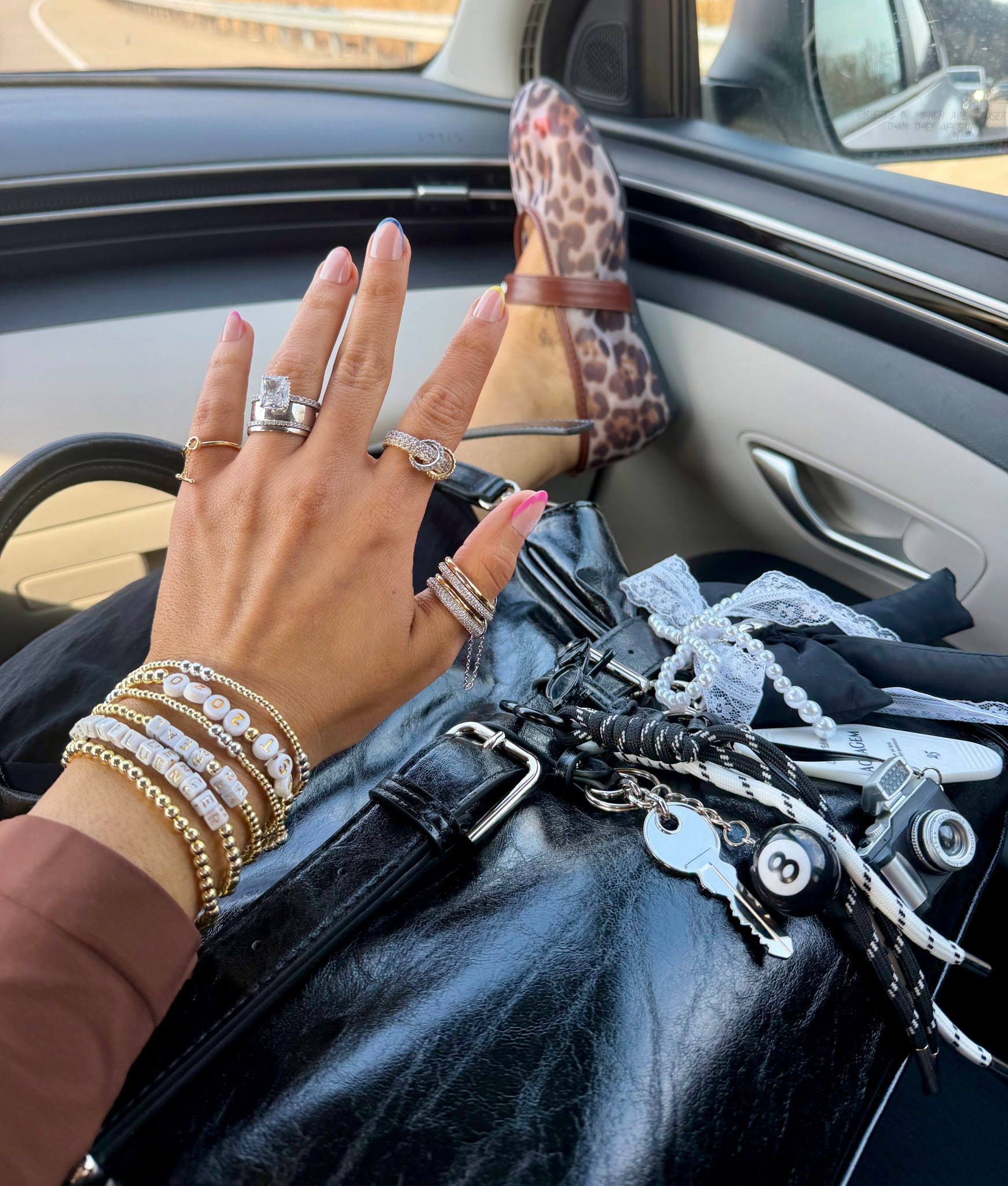 Accessories of the Day
📍Use code JEN to save 20% off your purchase at Cocos Beads 🔥
📍Leopard Mesh Ballet Flats on sale!

Interlocking rings, dangle ring, two tone, two-tone, bead bracelets, customizable bracelet, customizable jewelry, pinky ring, thumb ring, safety pin ring, pearl, pearls, Pavoi, amazon jewelry, key, bag charm, key charms, bag charms, black tote bag, buckle key ba, buckle bag, black bag, black handbag, work bag, black purse, tote bag

#LTKWedding #LTKOver40 #LTKSaleAlert