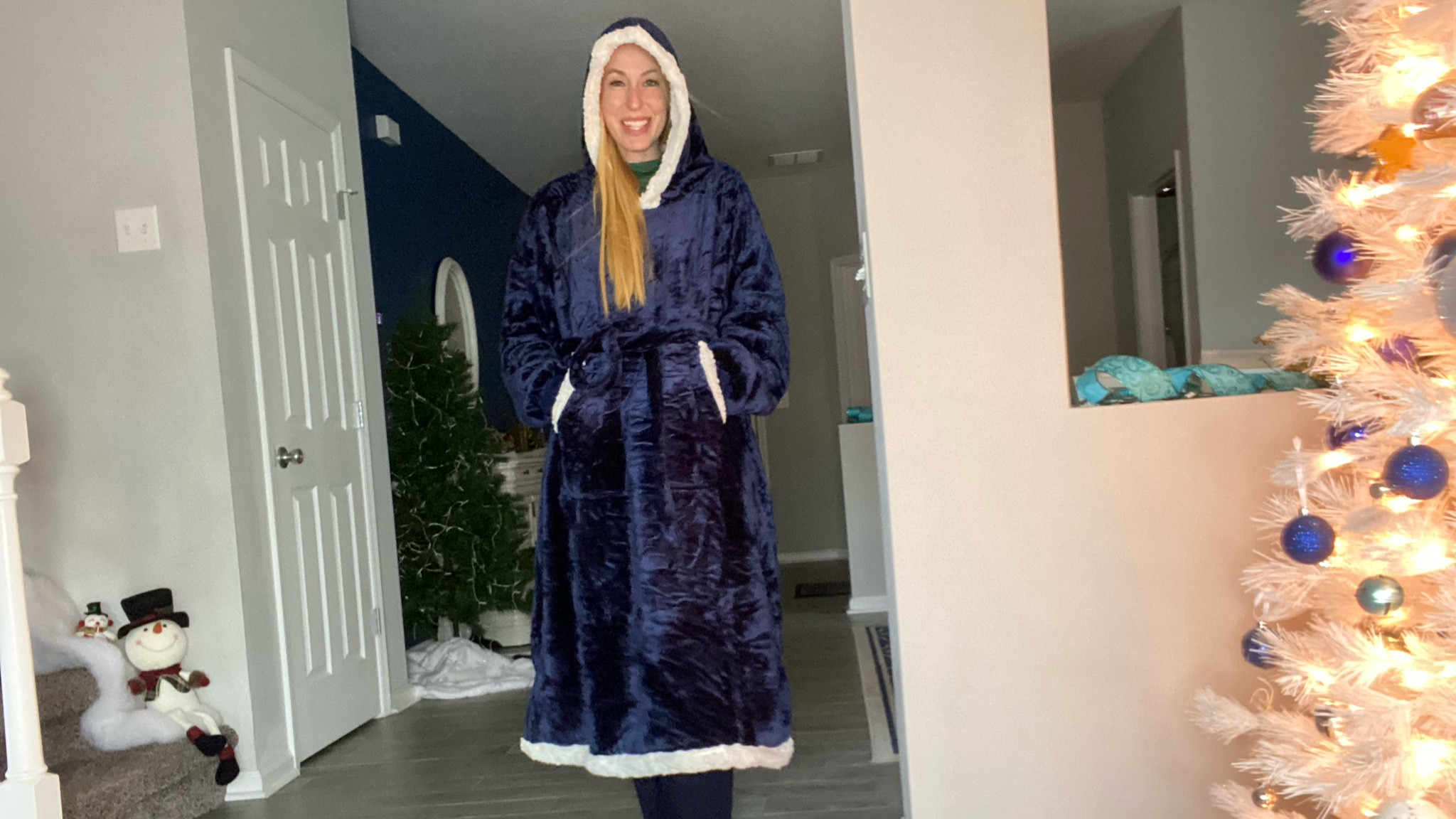 A great Christmas gift for anyone on your wish list (well maybe not kids lol) 
This is a blanket that you wear. 
It is velvety soft on the outside and Sherpa warm and thick on the inside 

#LTKSeasonal #LTKfindsunder50 #LTKGiftGuide