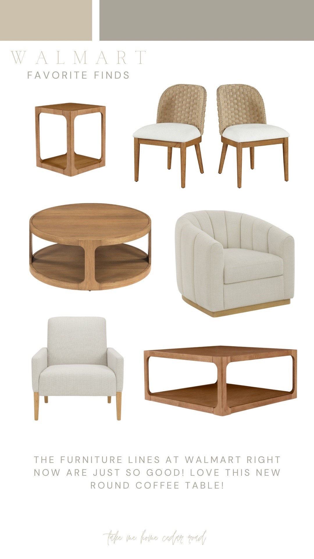 So many great furniture finds at Walmart!!

Coffee table, accent chair, dining room
Chair, end table, side table,
Living room table 

#LTKHome #LTKFindsUnder100 #LTKSaleAlert