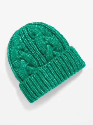 Wide Cuff Beanie Hat for Women | Old Navy (US)