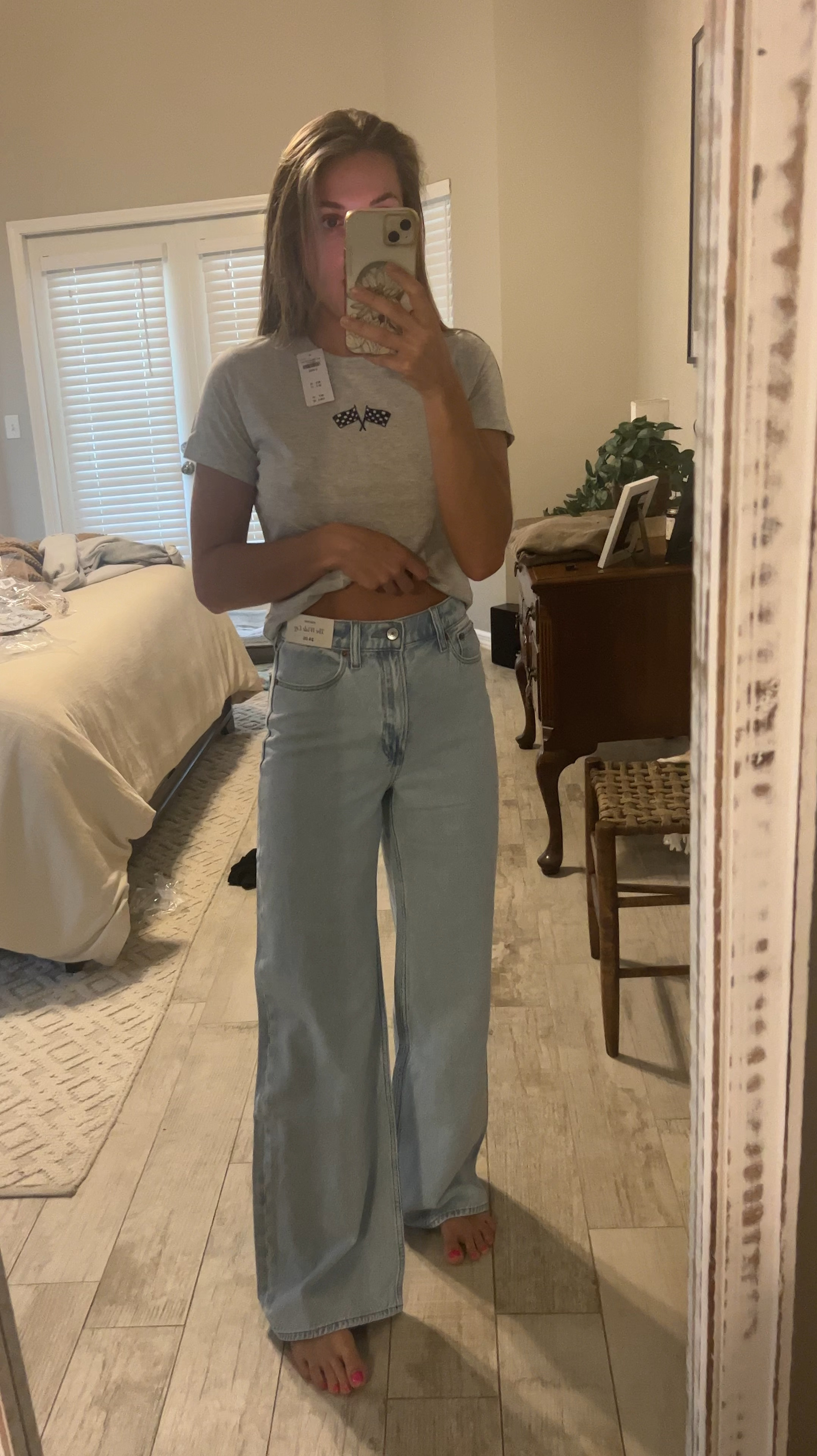 Abercrombie Wide Leg denim coming in hot 🔥