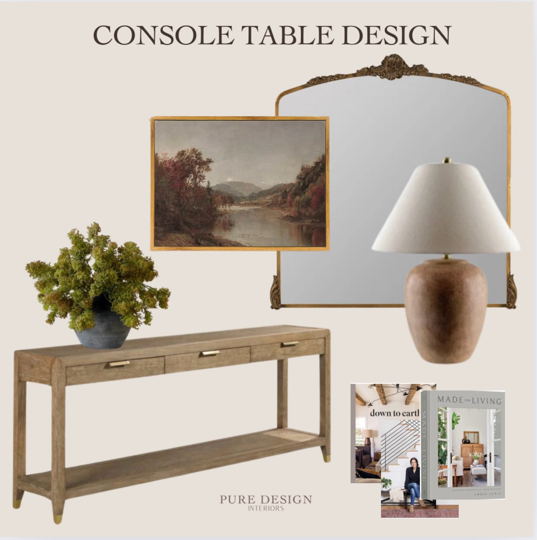 Vintage Console table mood Board! 

#LTKstyletip #LTKhome