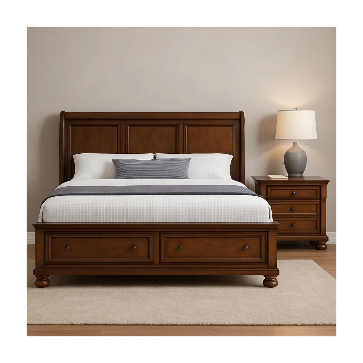 3 Pieces: Bed, 2 Nightstands | Wayfair North America