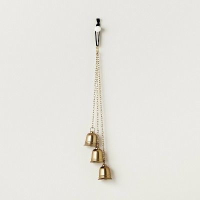 3-Bell Brass Metal Door Swag - Hearth & Hand™ with Magnolia | Target