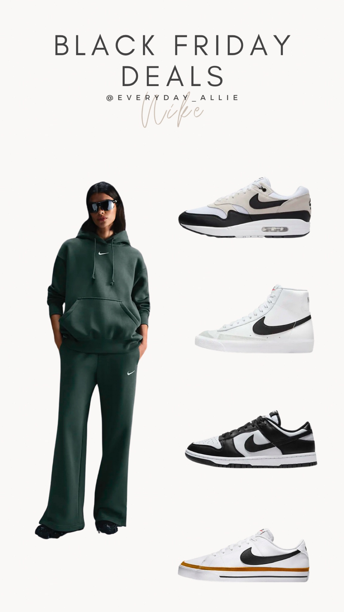 Nike Black Friday sale. Extra 30% off! 

Code bFriday

#nikesale #nikekids #nike 

#LTKHoliday #LTKFamily #LTKGiftGuide