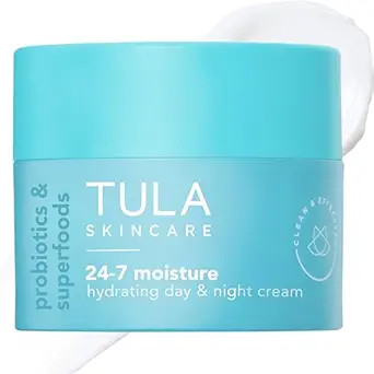 TULA Skincare 24-7 Hydrating Day & Night Cream, Anti-Aging Face Moisturizer for Dryness & Dullnes... | Amazon (US)