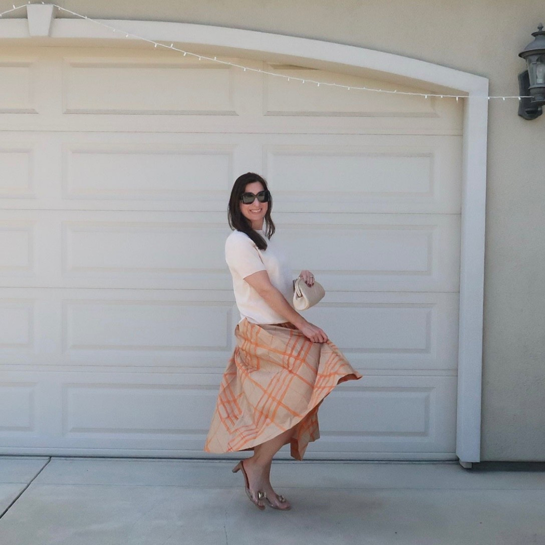 It’s skirt and sandals weather! 💃🏻🙌 twirling for joy for spring outfit time and being able to rock these sparkling sandals which add a little glam to my look 💃🏻🙌💕💕❤️

#LTKSeasonal #LTKOver40 #LTKootd