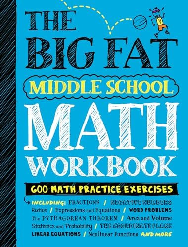 The Big Fat Middle School Math Workbook: 600 Math Practice Exercises (Big Fat Notebooks) | Amazon (US)