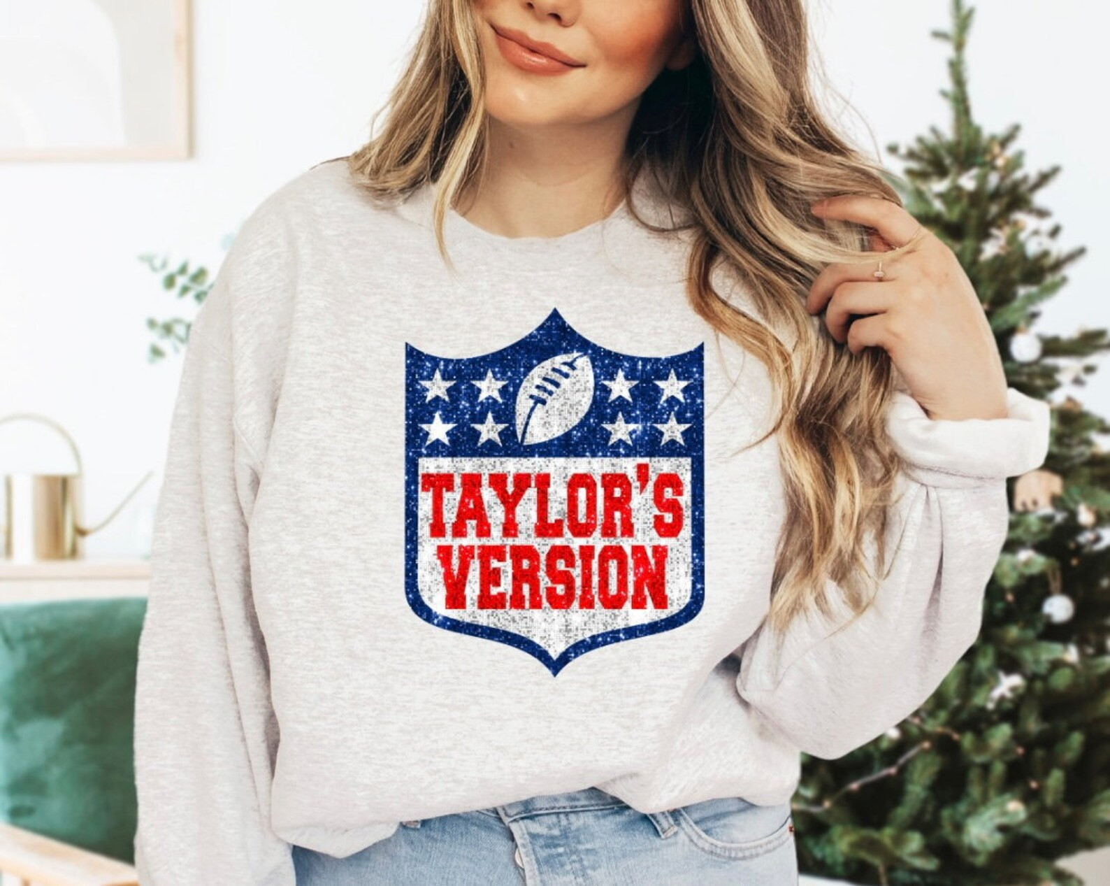 Taylors Version Faux Glitter Graphic T-shirt or Sweatshirt - Etsy | Etsy (US)