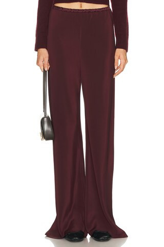SABLYN Naomi Pull On Pant in Burgundy | FWRD 